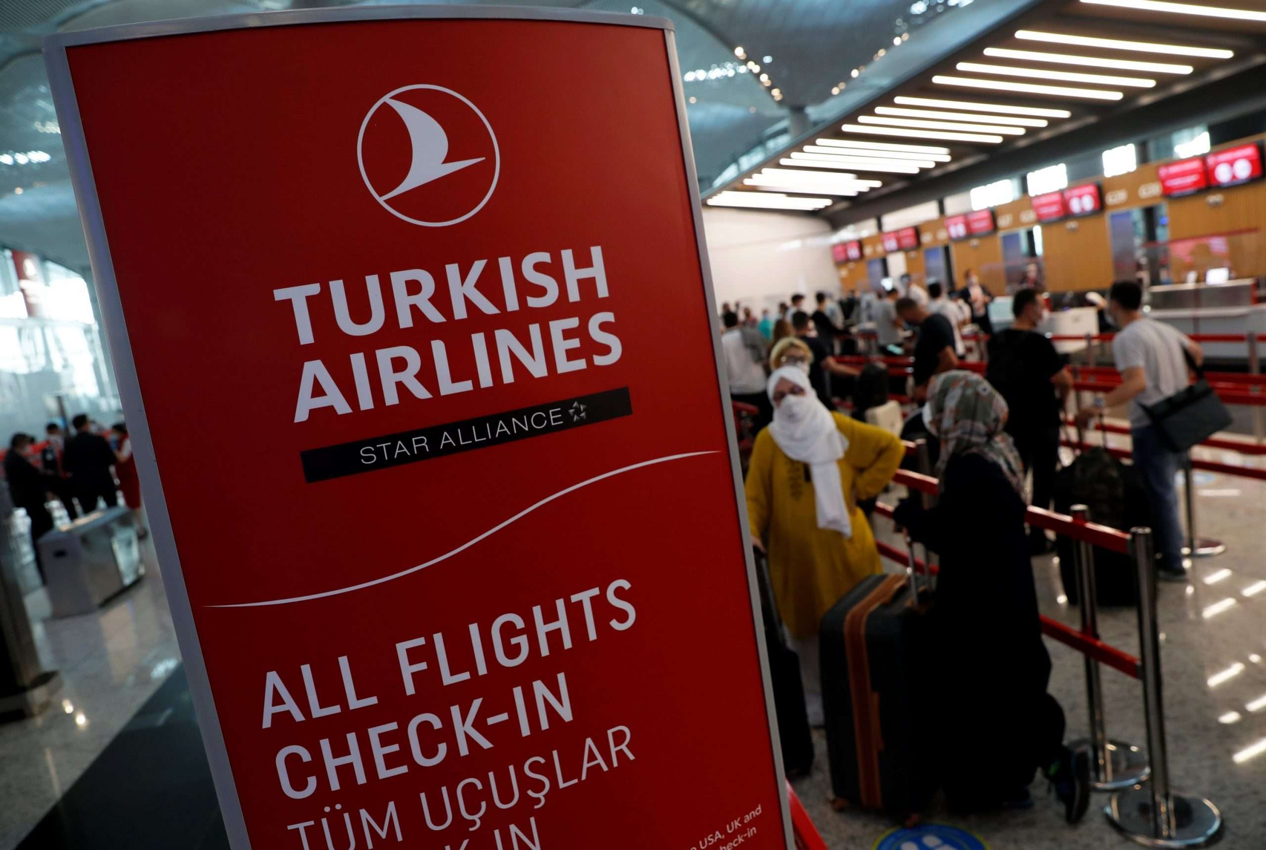 هل الخطوط الجوية التركية تطلب فحص كورونا