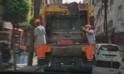 عمال نظافة يشعلون مواقع التواصل في إسطنبول (فيديو)