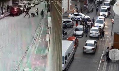 إسطنبول ... سيدة تطلق النار على شباب هاجموا ابنها (فيديو)