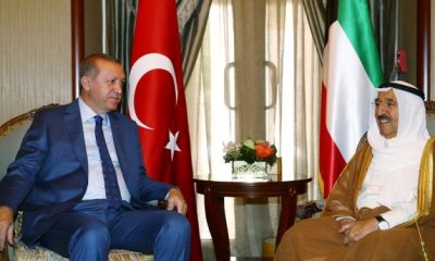 أمير الكويت يبعث برسالة إلى الرئيس أردوغان