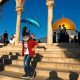 الاحتلال يزيل لافتة تجمع الأقصى و"آيا صوفيا" بالقدس (صورة)