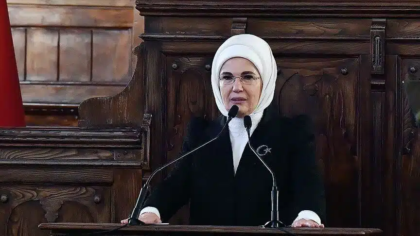 عقيلة أردوغان تدعو العالم للاتحاد ضد كافة أشكال الكراهية