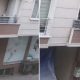 سقوط تركي من شرفة منزله في إسطنبول (فيديو)
