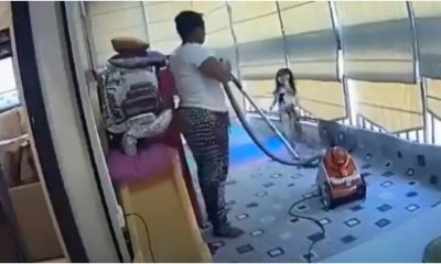 “الملاك الحارس”.. عاملة تخطف القلوب بعد احتضانها لطفلة بانفجار بيروت (فيديو)