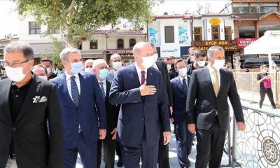 أردوغان يصلي الجمعة في مسجد "السلطان أيوب" بإسطنبول