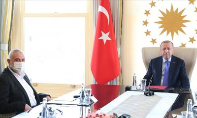 الرئيس أردوغان يستقبل هنية في إسطنبول