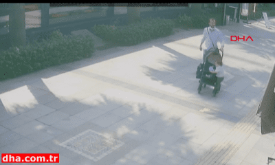 الشرطة التركية تلقي القبض على أب عنّف طفله (فيديو)