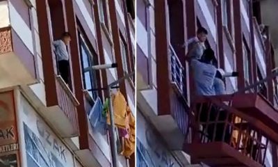 عامل ينقذ طفل من موت محقق في إسطنبول (فيديو)