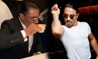كابتشينو بالذهب.. آخر صيحات الشيف التركي الشهير نصرت (شاهد)
