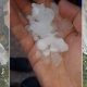 تساقط أمطارغزيرة مصحوبة بحبات كبيرة من البرد في إسطنبول (شاهد)