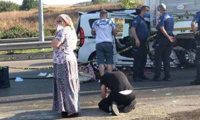 حادث مروع يخطف حياة عروسين تركيين (صور)