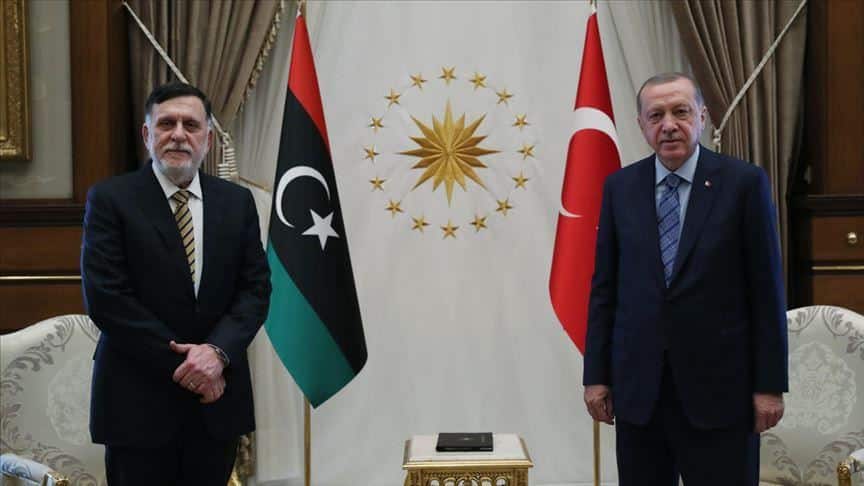 بدء اجتماع أردوغان والسراج في إسطنبول