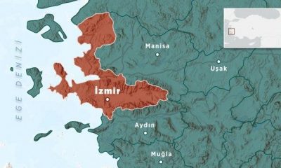 زلزال يضرب ولاية إزمير غربي تركيا