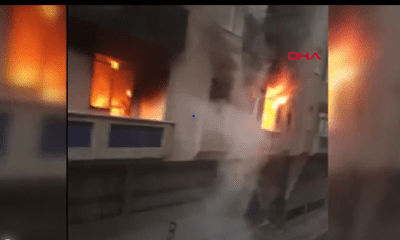 شاب يحرق منزله في إسطنبول، والسبب؟ (فيديو)