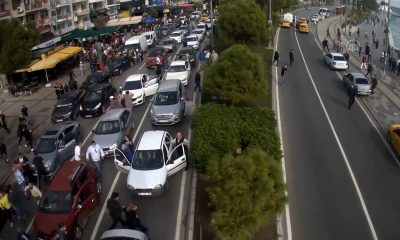الإعلام التركي ينشر مشاهد جديدة من ولاية إزمير لحظة وقوع الزلزال (فيديو)