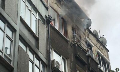 اندلاع حريق في مبنى مكون من 5 طوابق في اسطنبول