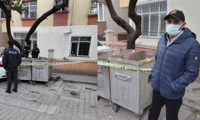 العثور على جثة رضيع في حاوية قمامة في أفجيلار باسطنبول (فيديو)