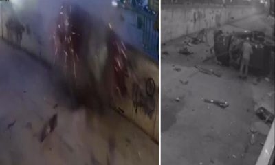 نجاة سائق بأعجوبة من الموت في إسطنبول (فيديو)