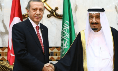 أردوغان والملك سلمان يتفقان على تطوير العلاقات الثنائية وإزالة المشاكل