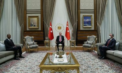 الرئيس أردوغان يستقبل وزير العدل الصومالي