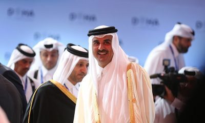 فيديو لأمير قطر برفقة بناته في مطعم يشعل مواقع التواصل الاجتماعي (فيديو-صور)