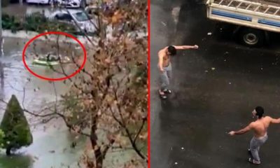 فرحة عارمة بعد تساقط الأمطار بغزارة بولاية أنطاليا (فيديو)