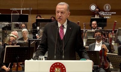 أردوغان يفتتح مبنى أوركسترا السيمفونية الرئاسية بأنقرة