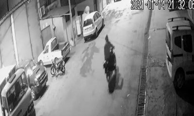 شاب تركي يشعل النار في متجر صديقه