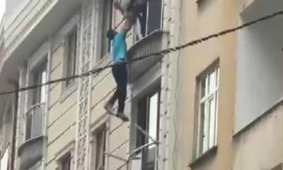 بعمل أسطوري.. شاب سوري يتدخل وينقذ شاباً تركياً حاول الانتحار في إسطنبول (فيديو)