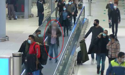 شاهد: القبض على أجنبي حاول تهريب أثار عبر مطار إسطنبول