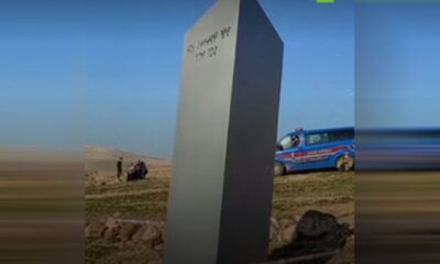 ظهور الهيكل المعدني الغامض في تركيا.. وهذا ما كتب عليه (فيديو)