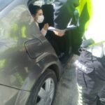 "مشهد صادم" فتاة تركية تفقد السيطرة على سيارة (صور)