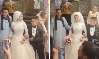 شاهد.. حفل زفاف أصغر عريس في مصر يثير الجدل!
