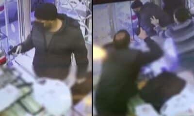 سطو مسلح على محل للمجهورات في اسطنبول(فيديو)