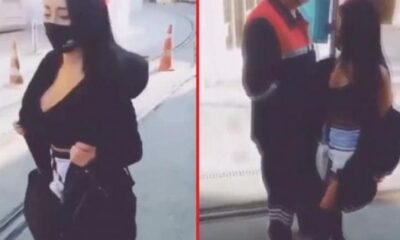 فتاة تسجل بالفيديو لحظة تحرشها بموظف بلدية في إسطنبول (شاهد)