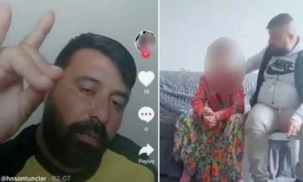 من أجل جذب انتباه المتابعين، تركي يتحرش بابنته في البث المباشر!