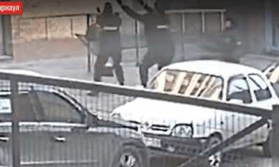 رجال شرطة "يلتقطون" فتاة سقطت من شرفة هربا من مغتصبيها!