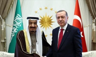 الرئيس أردوغان يهنئ العاهل السعودي بحلول رمضان