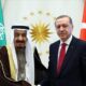 الرئيس أردوغان يهنئ العاهل السعودي بحلول رمضان