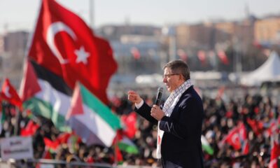 شاهد.. داوود أوغلو يدعو الأحزاب التركية للتوحّد من أجل القدس