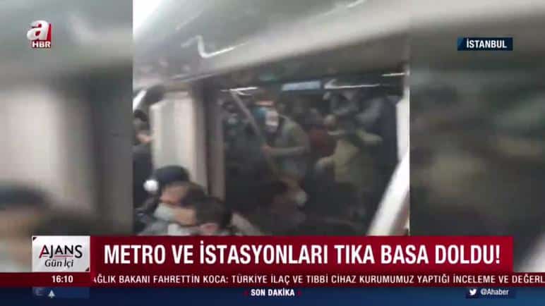 تركيا اليوم تذمر كبير من مشهد الازدحام في مترو اسطنبول رغم الحظر (شاهد) تذمر كبير من مشهد الازدحام في مترو اسطنبول رغم الحظر (شاهد)