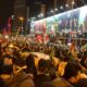 مظاهرة احتجاجية أمام القنصلية الاسرائيلية في اسطنبول (شاهد)