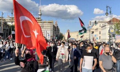 إسطنبول..وقفة للتنديد بالعدوان الإسرائيلي ضد الفلسطينيين