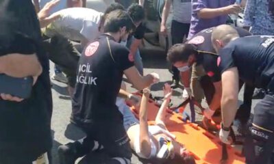 بالصور..إصابتين في حادث سير بإسنيورت