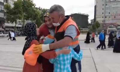 مفاجأة لأب عامل نظافة من أبنائه تكريمًا له بالعمل دون انقطاع فترة الوباء (فيديو)
