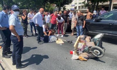 حادث أليم.. اصطدام حافلة بأحد المواطنين من ذوي الإحتياجات الخاصة في مدينة اسطنبول (فيديو)