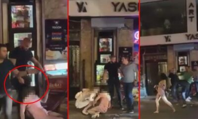 اسطنبول: امرأة تركية تتعرض للضرب المبرح من قبل موظفي ملهى وسط الشارع.. فيديو