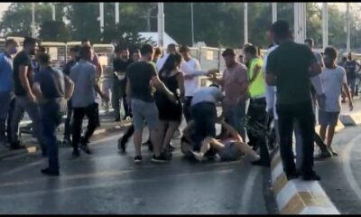 بالفيديو شجار حاد بين سيدات تركيات عند ميدان تقسيم بإسطنبول، والسبب!