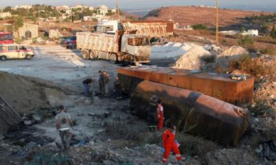 مقتل 20 شخصا على الأقل واصابة آخرين بانفجار صهريج وقود في لبنان