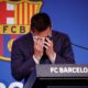 ميسي يودع برشلونة بالدموع (فيديو)